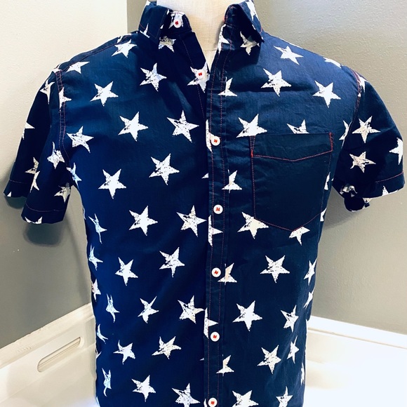 Mens S Casual Button Down Shirt - Picture 1 of 3